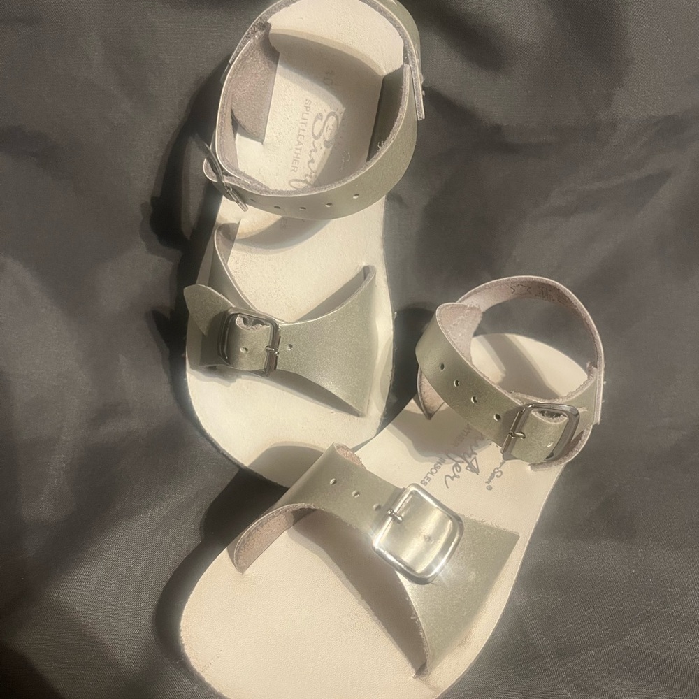 Stylish Kids Sandals in Cream by Sun San Salt Water Sandels